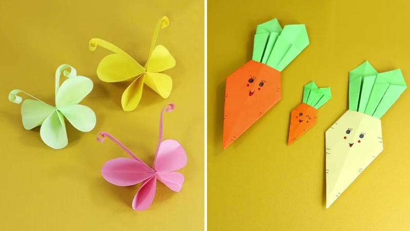 Simple Paper Craft Anyone Can Make Video Tutorials for All