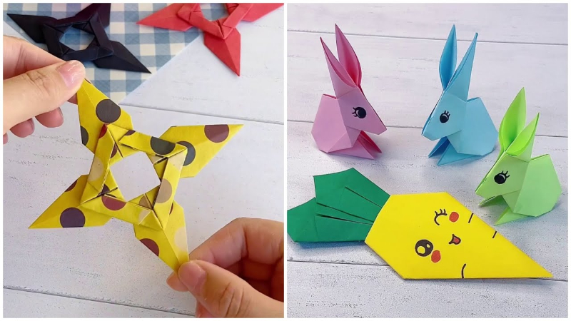 Simple Paper Craft Try At home Video Tutorial
