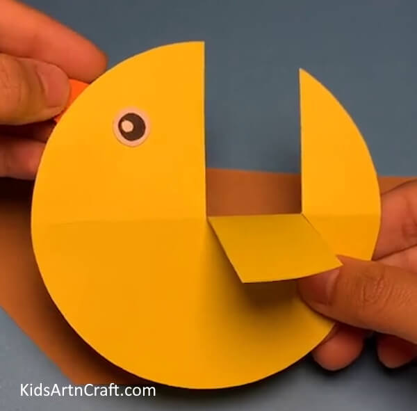 Making Nest And Eyes Of Bird - Create a Bird's Nest With Paper 
