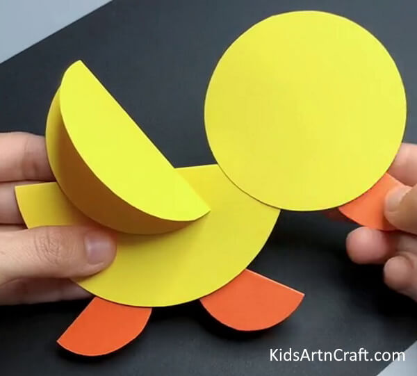 Adding A Beak- Construct a Kid-Friendly Paper Chicken Craft 