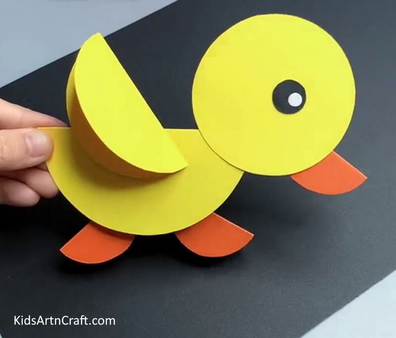 Making a Paper Chick Craft for Little Ones 