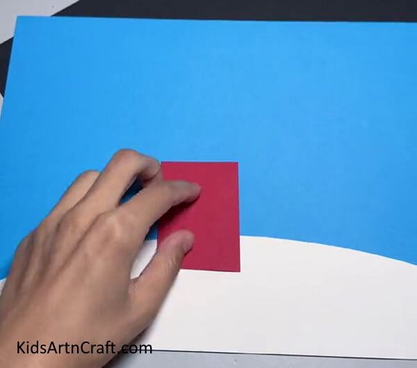 Pasting Rectangle - Crafting a Foamy Web of Fruit at Home
