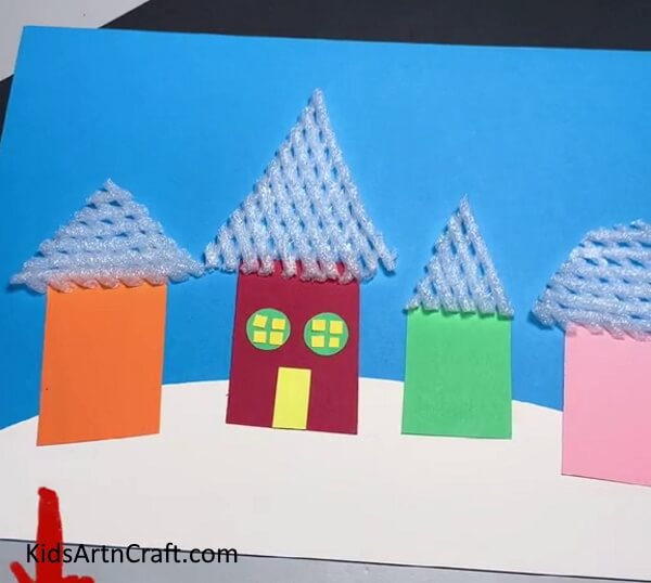 DIY Foam Net Home Craft For Kids - Kids Art & Craft