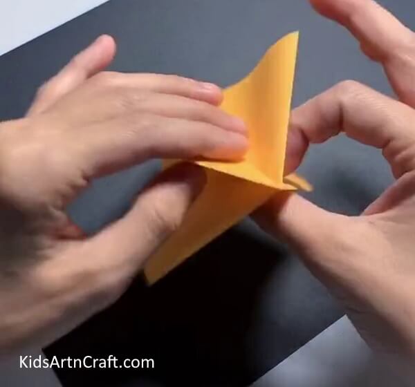 Fold It As Per The Crease- Crafting Origami Fruit with Craft Paper for Children