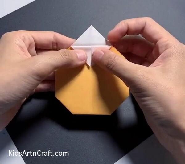 Turn To The Other Side And Fold-Developing Origami Fruit with Crafting Paper for Infants