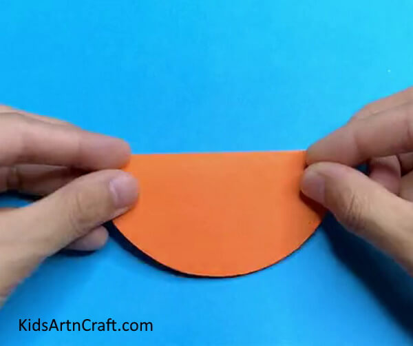 Folding Circle In Half - Step-by-step Guide to Making a Paper Circle Crab