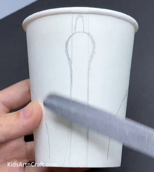 Drawing Swan's Neck - Tutorial: Crafting a Paper Cup Swan With Your Kids