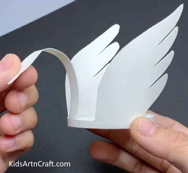 Bending Swan's Neck - Making a Swan Out of Used Paper Cups - An Easy Tutorial For Kids