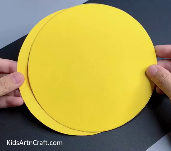 Take a Big Sheet Of Yellow Paper- Crafting a Wall Hanging with Paper Moons and Stars for Children