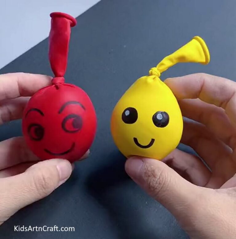 Easy Balloon Face Art and Craft for Kids Kids Art & Craft