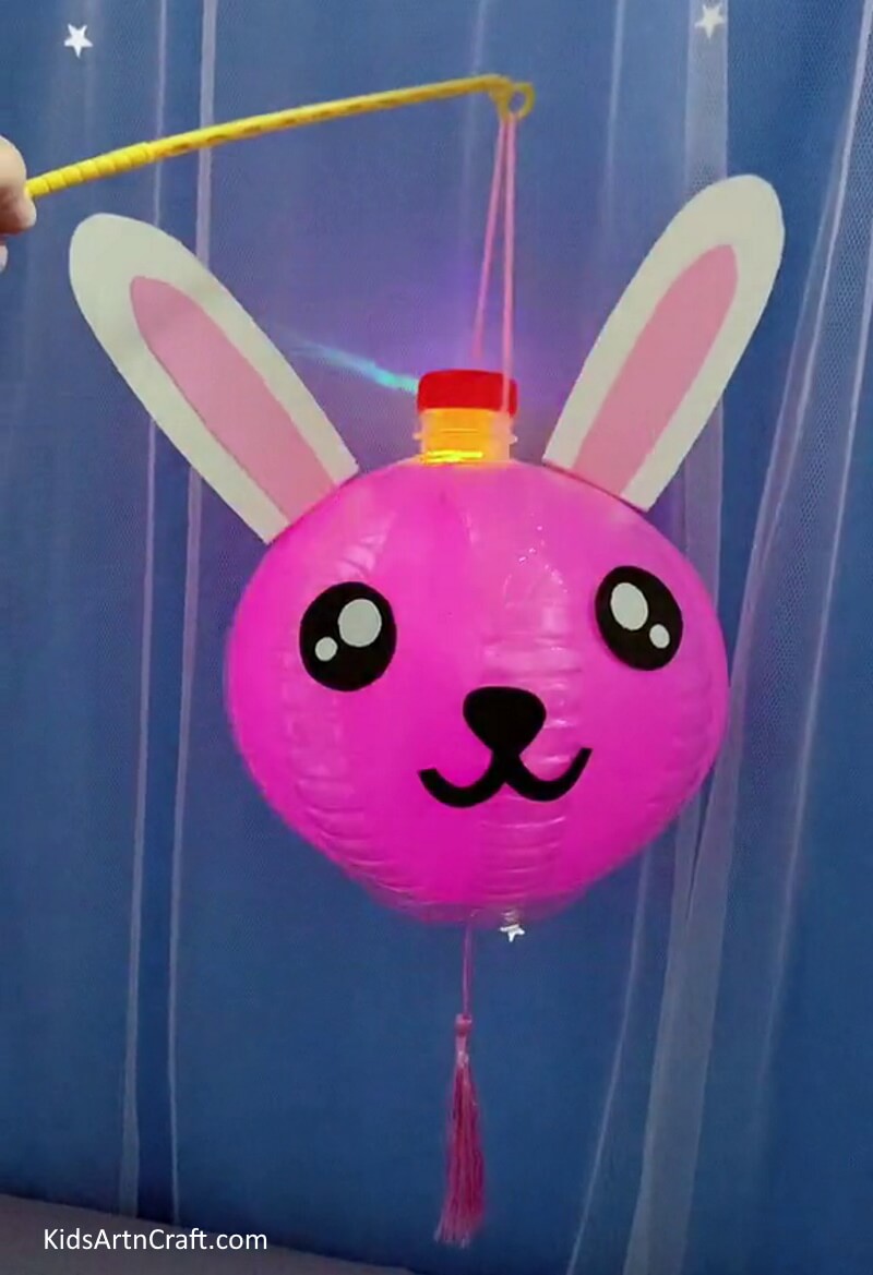 Hand Crafted Bunny Using Plastic Bottle For Kids 