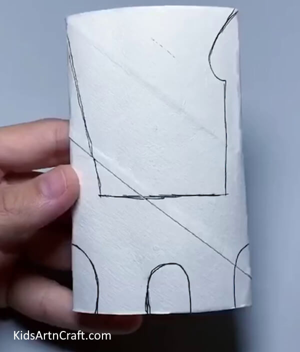 Drawing Dinosaur On Toilet Paper Roll - Detailed Directions for Making a Dinosaur Craft