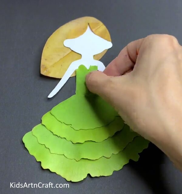 Pasting The Top- Leaf Art For Kids: A Fall Tutorial