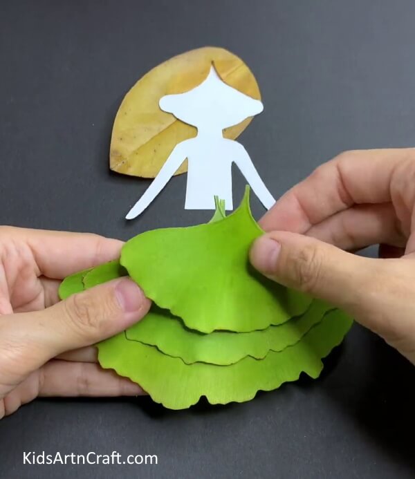 Making Skirt Longer- Making Leaf Art With Kids For The Fall 