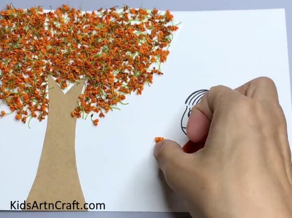 Pasting Leaves - Enchanting Leaf Creations For Little Ones