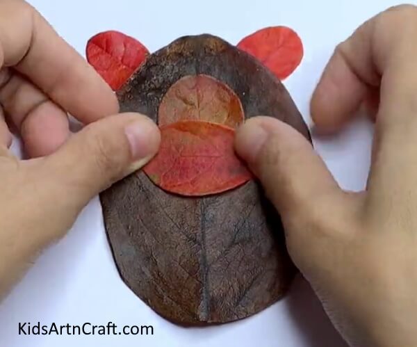 Paste Another Leaf Horizontally- Leaf Art and Crafts Tutorial for Kids 