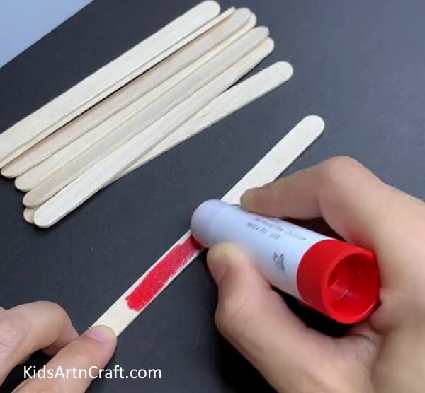 Coloring Stick - Sweet Paper Cloud Rainbow Creation For Preschoolers To Manufacture