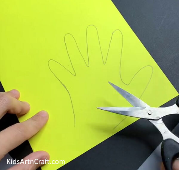 Making Duck Using Handprint - Making a Paper Duck Art Project For Children