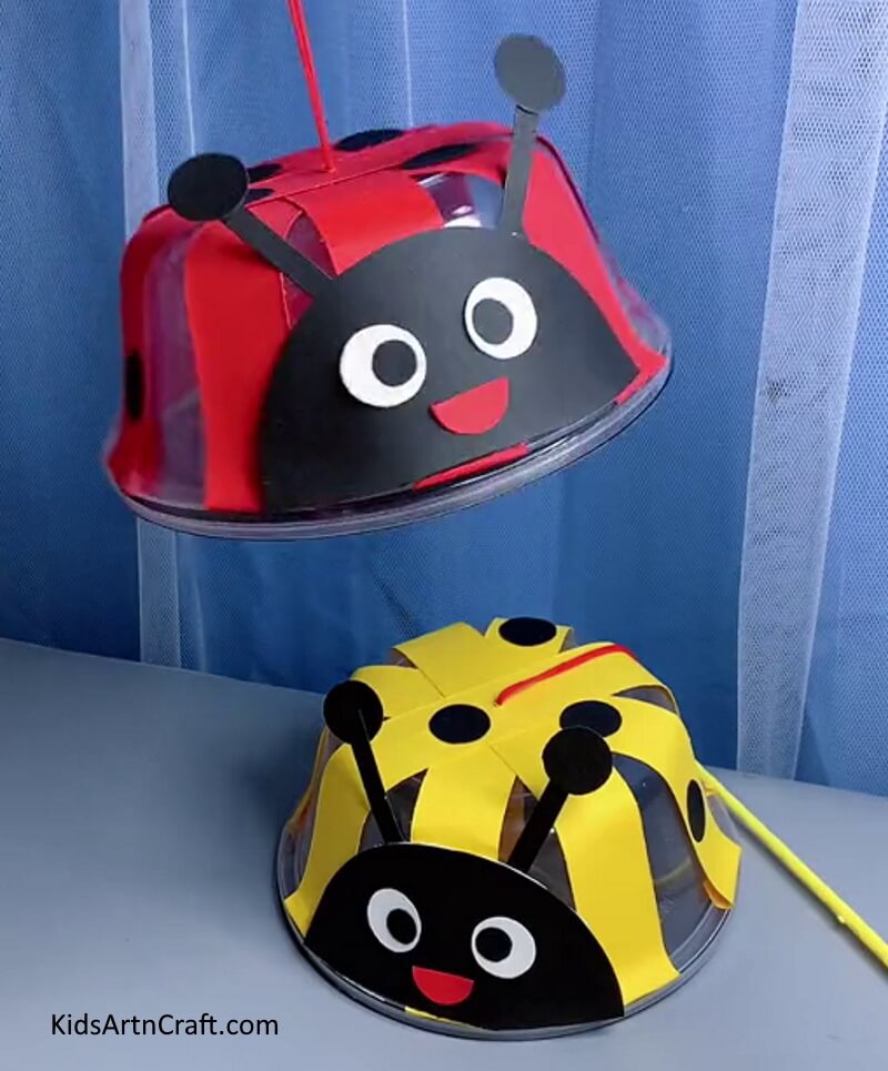 Making a Ladybug Craft Easily With Kids