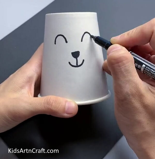 Drawing Bunny Face On Paper Cup - Guide on How to Create a Paper Cup Bunny Easily for Little Ones