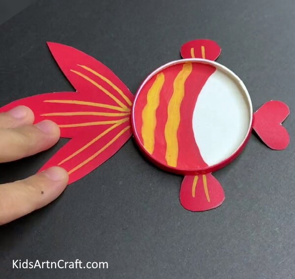 Adding Details - Crafting a Fish Out of a Paper Cup - A Simple Guide 