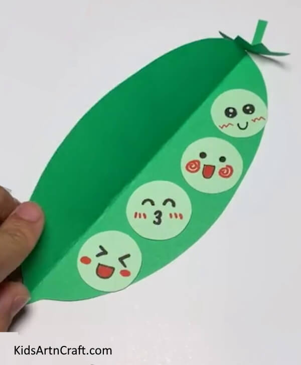 Pasting Seeds Uncomplicated Steps to Building a Paper Pea Craft
