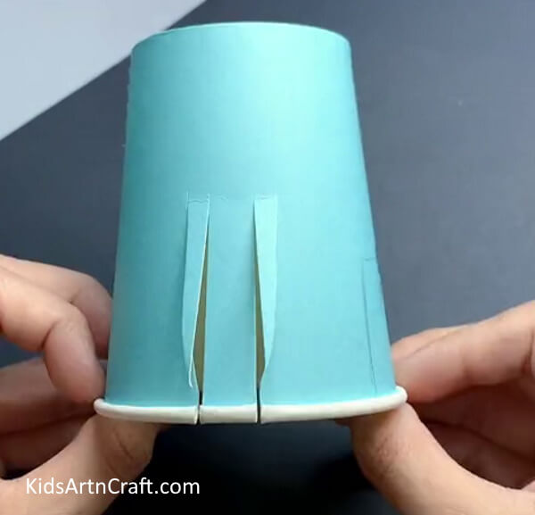 Making The Trunk And Tusks Learn To Assemble an Elephant Paper Cup Art For Little Ones