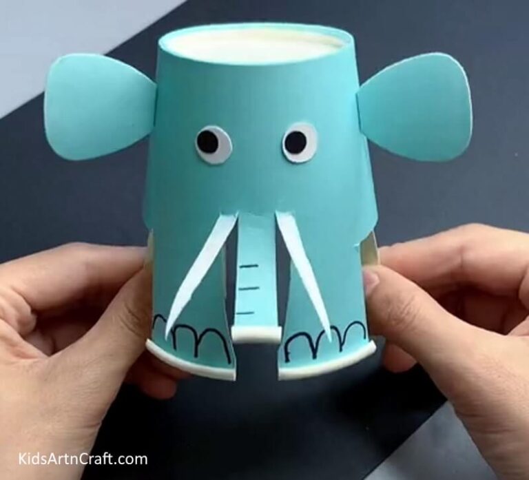 How To Make Elephant Paper Cup Craft For Kids Kids Art & Craft