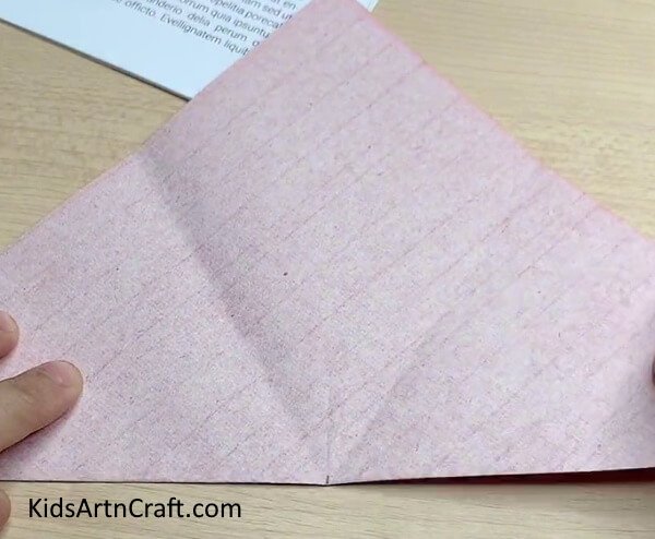 Take a Sheet Of Paper And Start Folding- Producing a Paper Rabbit - A Easy Craft For Toddlers 