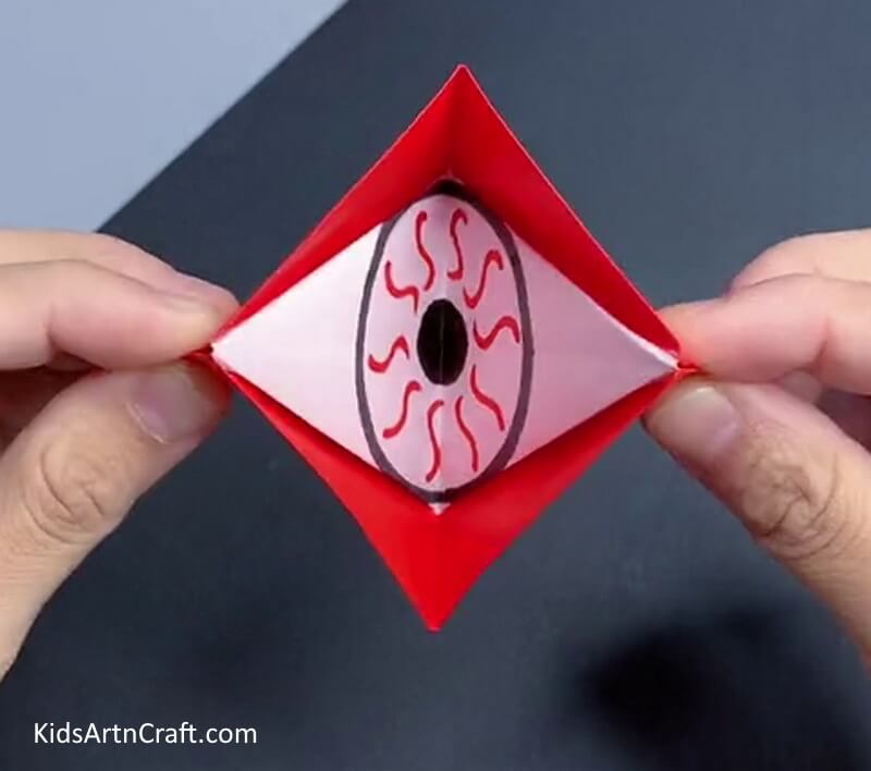 Eye Craft Using Paper For Kids