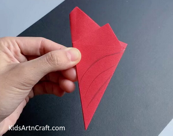 Create a Wavy Pattern- Simple steps for creating paper snowflakes