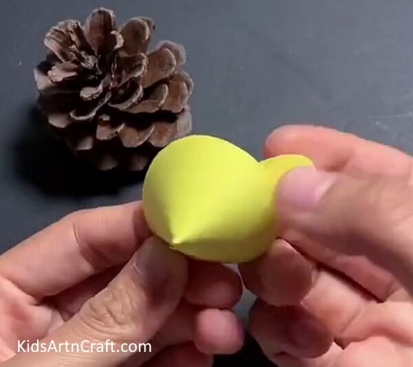 Making Ears Of Mouse - Design a Pine Cone Mouse For Little Ones to Enjoy