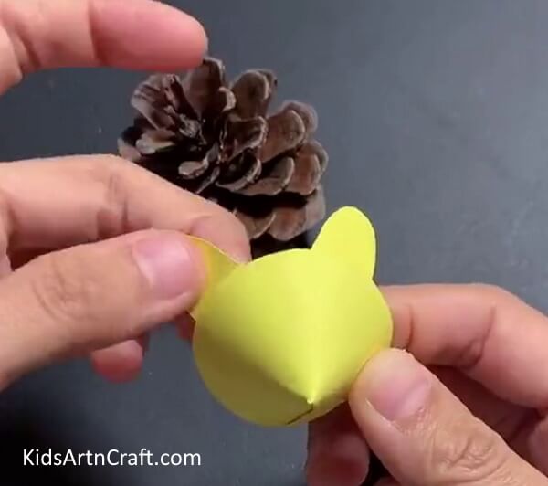 Making Other Ear - Put Together a Pine Cone Mouse Craft for the Kids