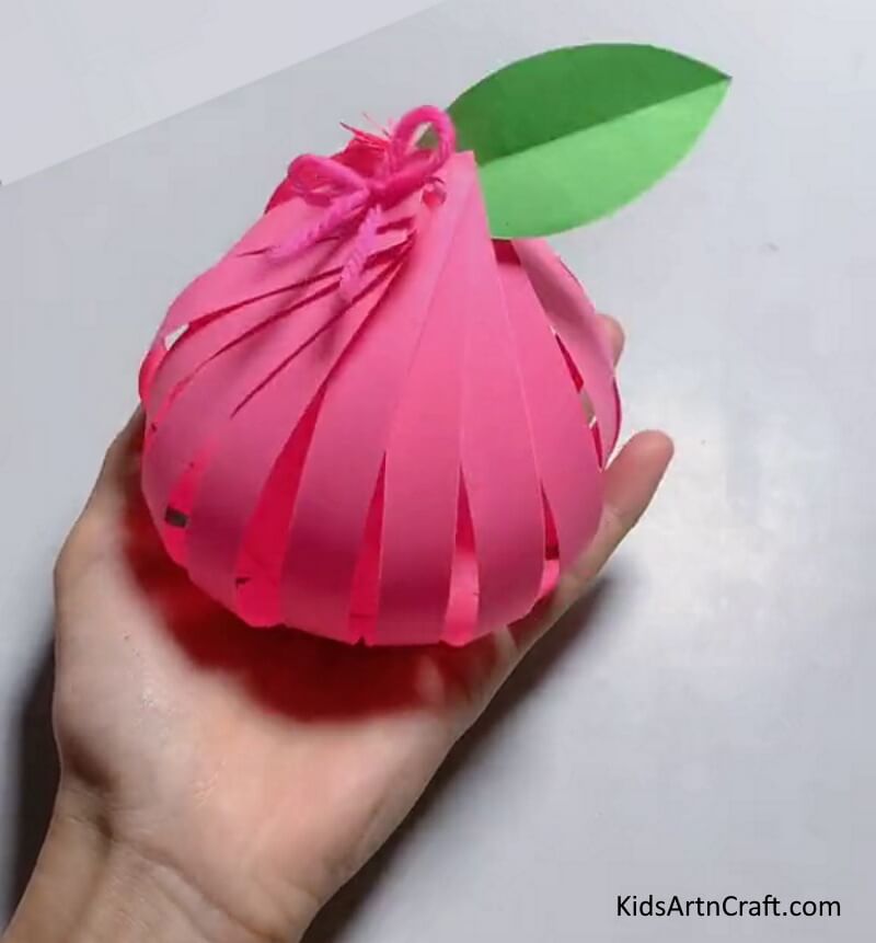How To Make Apple Craft For Kids