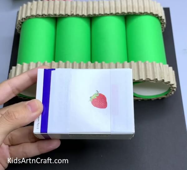 Taking A Rectangle Shape Box - Create a Recycled Cardboard Tube & Paper Cup Tank Craft At Home