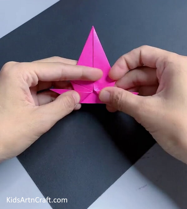 Flipping And Repeating- Demonstrating How to Make an Origami Dragon Fruit for Kids 
