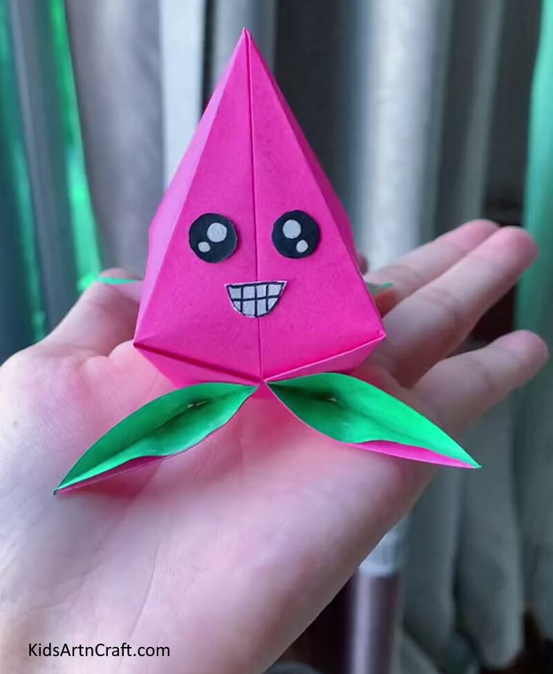 Your Paper Dragon Fruit Craft Is Ready- Learning to Construct Origami Dragon Fruit with Children