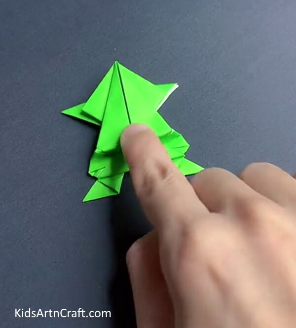  Follow these directions to create an Origami Paper Frog