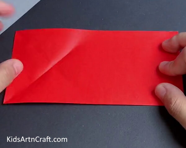 Folding The Left Corner- A Guide to Forming an Origami Paper Star 