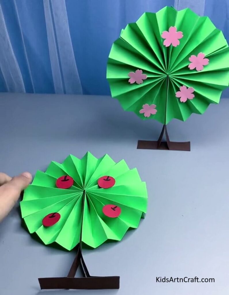 How to Make Simple Paper Tree in Easy Steps Kids Art & Craft