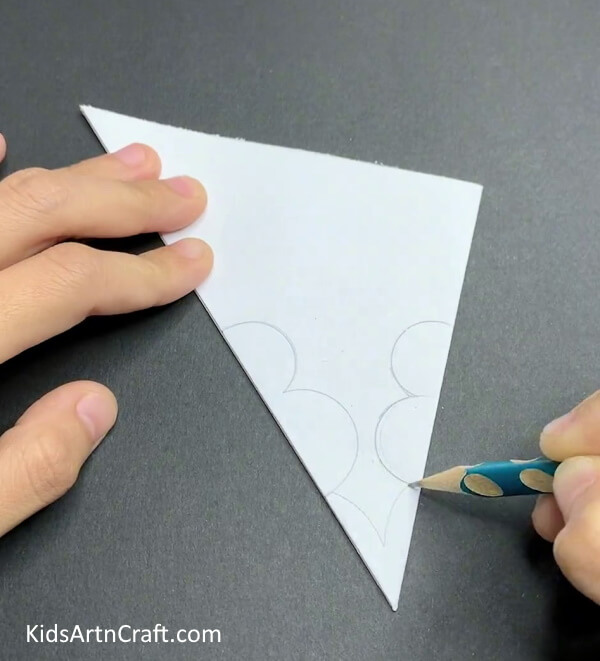 Drawing Snowman On Paper Generating a Snowman Figure Out of a Paper Snowflake 