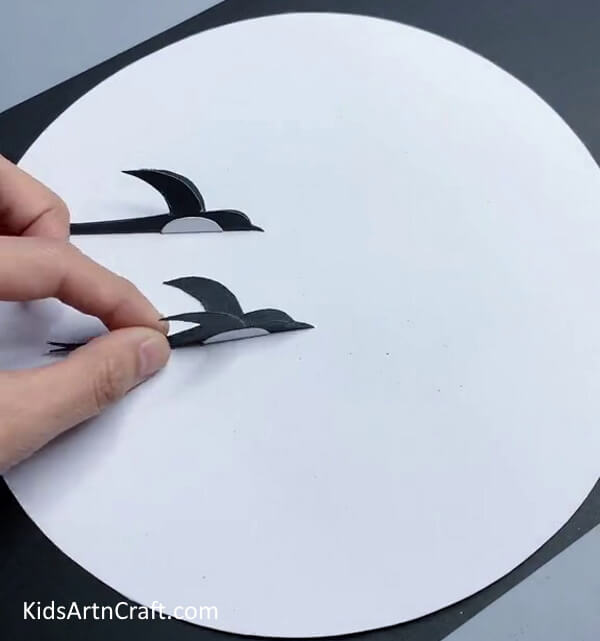 Pasting Birds - Making a Bird Art Creation with Paper 