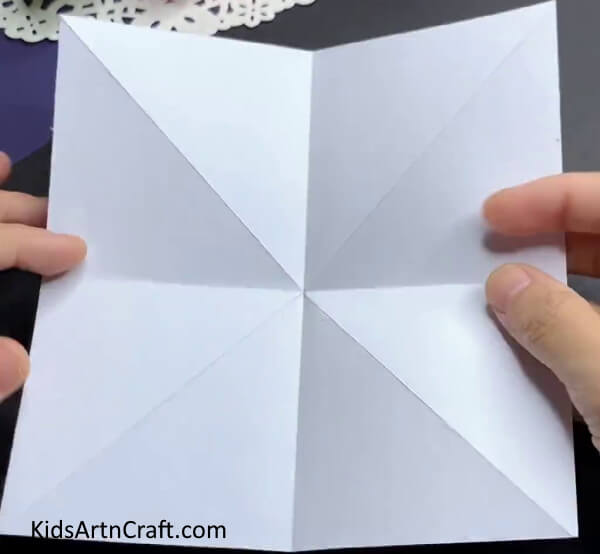 Making Creases Teach Children To Craft A Rabbit Out Of Paper 
