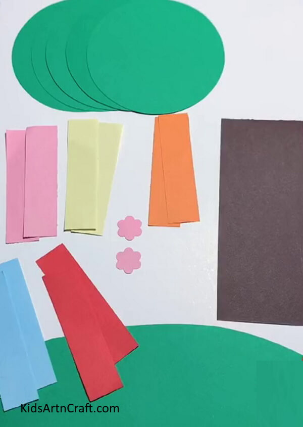Cutting Papers  - How to make a paper tree design