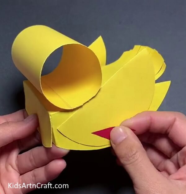 Pasting Claws  - Precious Paper Duck Design For Toddlers