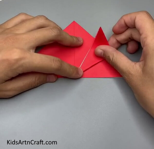 Folding On The Right Side- A Simple Guide to Making a Crab with Origami for Young People 