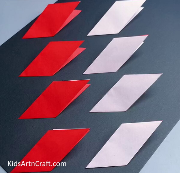 Making Eight Parallelograms - Simple Origami Ninja Star Tutorial For Kids To Try