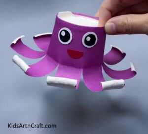 Paper Cup Octopus Craft Tutorial For Kids - Kids Art & Craft