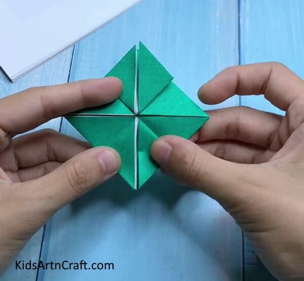 Repeating The Process - Step-by-Step Paper Origami Frog Craft Tutorial for Kids