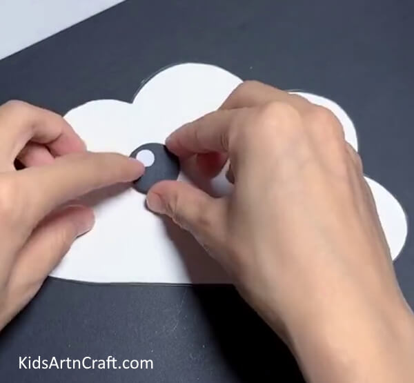 Making Eyes - Constructing a Paper Rainbow Cloud is a Breeze